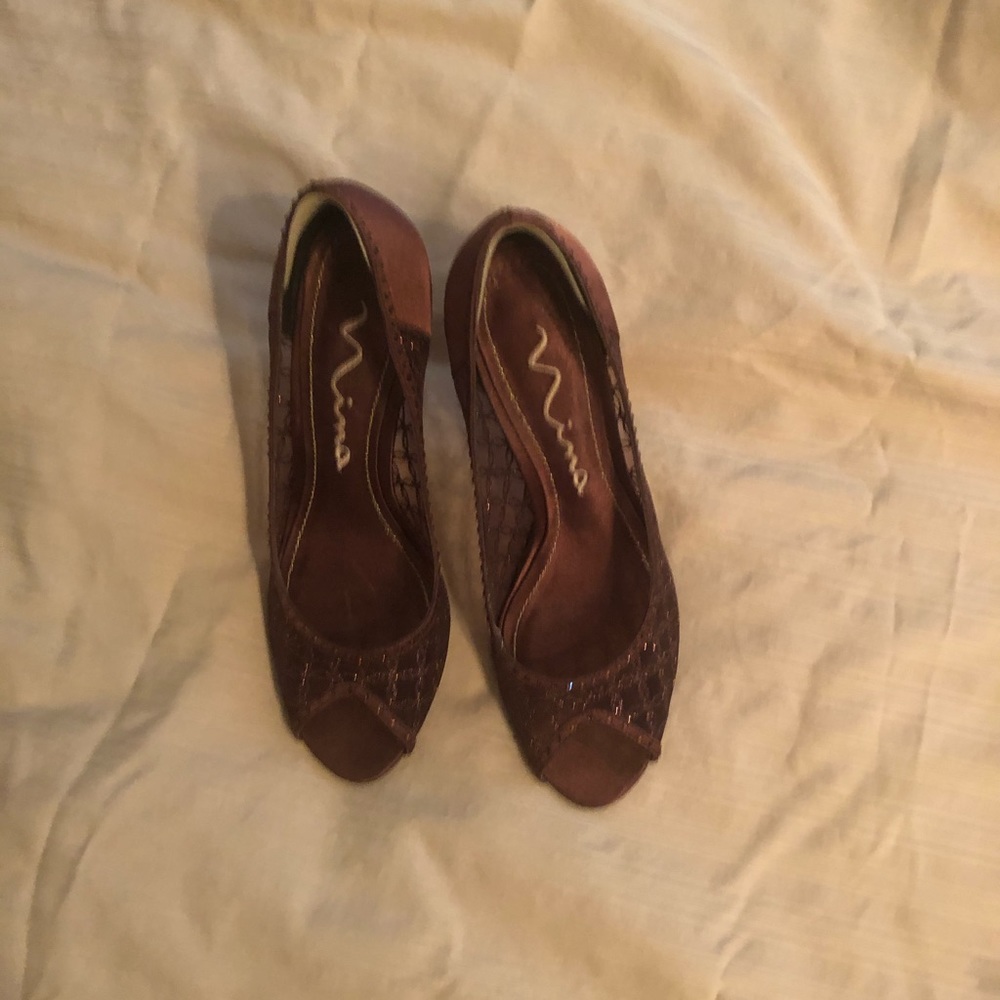 Special occasion brown shoes